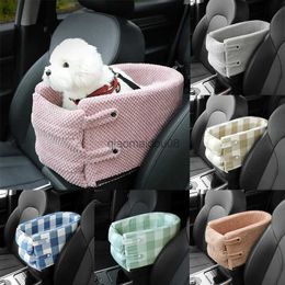 Other Pet Supplies Nest Box Travel And Kennel Car Seat Pet Control Bed Car Removable Washable Dog Armrest Central Portable HKD230821