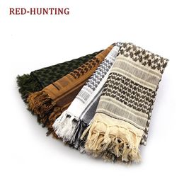 Fashion Face Masks Neck Gaiter Army Military Tactical Keffiyeh Shemagh Arab Scarf Shawl Neck Cover Head Wrap Cotton Winter Scarves 230818