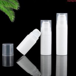 5ml 10ml White Airless Lotion Pump Bottle Mini Sample and Test Container Cosmetic Packaging SN834goods Otpgl