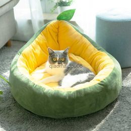 Other Pet Supplies Pet Dog Bed For Large Big Small Dog Cat House Cute Shape Crystal Velvet Mat Sofa Dog Cat Warm Sleeping House Dropshipping HKD230821