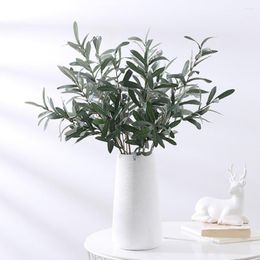 Decorative Flowers Durable Eco-friendly Fake Olive Branch Pography Props Wear-resistant Lightweight Artificial Plant Household Supplies