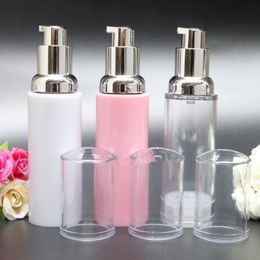 40ml Airless Bottle Vacuum Pump Lotion Cosmetic Container Used For Travel Refillable Bottles fast shipping F732 Jrait Pegeg