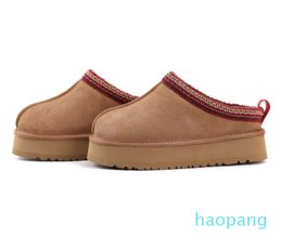 Women slippers snow boots keep warm boot soft comfortable Sheepskin Plush casual boots with box card Beautiful gifts