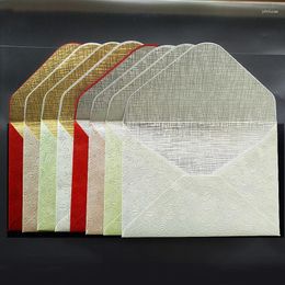 Gift Wrap 10pcs/lot Envelope Texture Paper High-grade Small Business Supplies Postcards Envelopes For Wedding Invitations Stationery