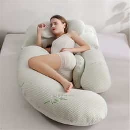 Maternity Pillows Pregnancy Soft and Breathable Pillow for Pregnant Women Sleep Nursing Maternity Full Body Pillows Support Back Belly Hip Leg 230821