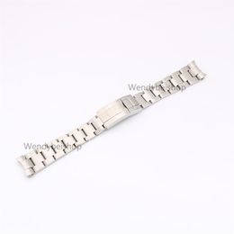 CARLYWET 20mm 316L Stainless Steel Two Tone Gold Silver Solid Curved End Link Deployment Clasp Wrist Watch Band Strap Bracelet269c