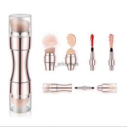 Makeup Brushes 4 in 1 Makeup Brush Set Eyeshadow Eye Lip Face Concealing Blush Foundation Brush Brochas De Maquillaje Travel Make Up Brushes HKD230821