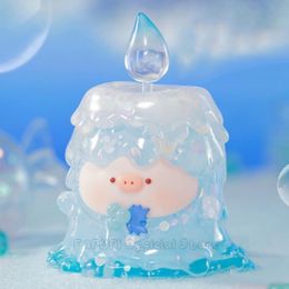 Blind box Kawaii Anime Cute Gift Sweet Baby Piggy Candle 1St Anniversary Box Small Night Light Series Mystery Toys Doll 230818