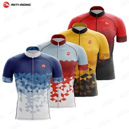 Cycling Shirts Tops Cycling Quick-Dry Cycling Mountain Bike Uniform Summer Mens Cycling JerseyRoad Bicycle Jerseys MTB Bicycle Wear 230820