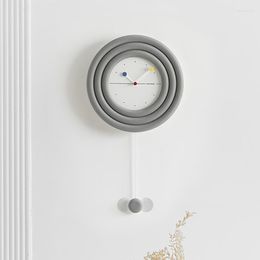 Wall Clocks European Office Modern Design Clock Large Nordic Style Living Room Mechanical Wand Dekorationen Decoration