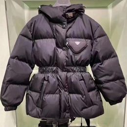Short Re-Nylon Down Jacket For Women Winter Coat Designer Lapel collar Puffer268M