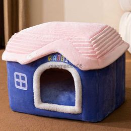 Other Pet Supplies Cat Bed Can Be Folded Sleeping In Dog House Movable Closed Dog House Movable Warm And Comfortable Sofa House Pet Supplies HKD230821