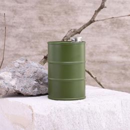 Hip Flasks Oil Barrel Good Leak-proof Anti-crack Outdoor Hiking Drum Camping Supplies
