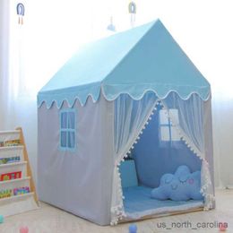 Toy Tents Large Kids Tents Baby Play House Child Toy Tent Folding Girls Pink Castle Child Room Decor R230830