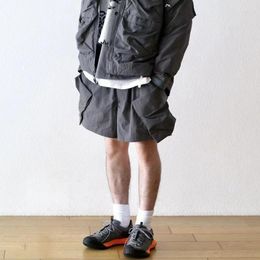 Men's Shorts COMFY Japanese CMF Waterproof Outdoor Urban Functional Loose Fitting Casual Multi-pocket Men Short Pants