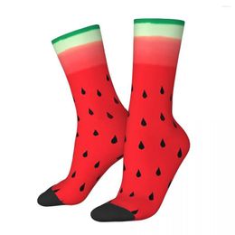 Men's Socks Hip Hop Vintage Watermelon Stripes Crazy Unisex Harajuku Pattern Printed Funny Crew Sock Boys Gift