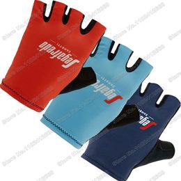 Sports Gloves 2023 USA Team Cycling Men World Champion Bicycle Gel Half Finger Glove Mountain Road Bike Jersey MTB Mittens 230821