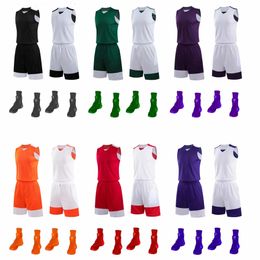 Running Sets Reversible Basketball Jerseys Men Kids Doubleside Jersey Custom Youth sports Uniforms Breathable Team Training suits 230821