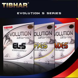 Table Tennis Raquets TIBHAR Evolution MXS ELS FXS Germany Rubber Pips In Tensor Ping Pong for Fast Attack with Loop 230821