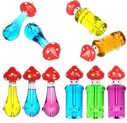 Vintage Mushroom Glycerin Glass Hand Pipe hookah water bong Original Glass Factory Made can put customer logo by DHL UPS CNE H