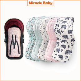 Stroller Parts Accessories Baby Stroller Seat Cotton Comfortable Soft Child Cart Mat Infant Cushion Buggy Pad Chair Pram Car born Pushchairs Accessories 230821