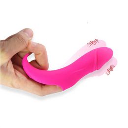 Massager 10 Frequency Silicone Finger Vibrator g Spot Massage Female Masturbator for Women Clitoris Stimulator Usb