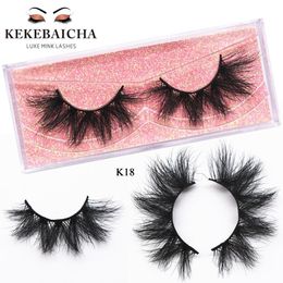 False Eyelashes KEKEBAICHA 5D Mink Makeup 3D Lashes Fluffy Soft Wispy Volume Thick Long K18 230821