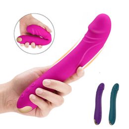 Massager 10 Speeds Powerful Dildo Vibrator for Women g Spot Vagina Clitoris Massarger Female Masturbator Adult
