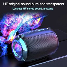 Speakers Multicolor HIFI Portable Bluetooth Stereo Speaker Lossless Audio Decoding Multiple Playback Modes 50 Highspeed Z0317 L230822