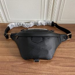 Men Women Waist Bags Famous Chest Bag Pack Embossed Old Flower Sports Fannypack Genuine Leather Belly Waist Bumbag Crossbody Shoul312e