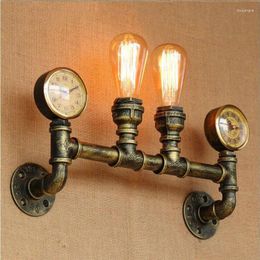 Wall Lamp Industrial Style Vintage Retro Loft Lights Water Pipe Bar Pub Cafe Restaurant Aisle Corridor Hall Club Sconces Bra