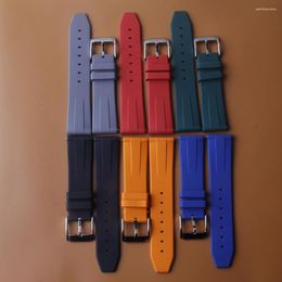 Watch Bands Strap Bracelet Mens Ladys Wristwatch 18mm 19mm 20mm 21mm 22mm 24mm Fluoro Rubber Watchband Quick Release Spring Bars
