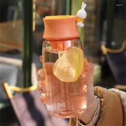 Water Bottles Ins Style Cup Student Plastic Portable Advertising Casual Space Fall-proof Gift