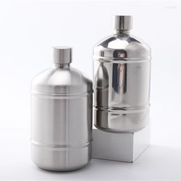Hip Flasks Large Capacity Bottle Flask 1L Stainless Steel 304 Metal Whisky Pot Alcohol Portable Wine Container Whiskey
