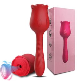 Massager Rose Vibrator Clitoris Sucker Female Dildo Sucking Vibator Vacuum Stimulator for Women Nipple Vagina Adults 18