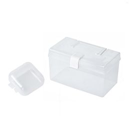 Storage Bags Necklace Earrings Organise Jewellery Box Mini Portable Plastic For Rings Hair Accessories