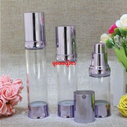 20ML Light purple Airless Pump Bottle, 30ml Cosmetic Essence Lotion Packaging Bottle,50ml Vacuum Bottle F050206 Trqco
