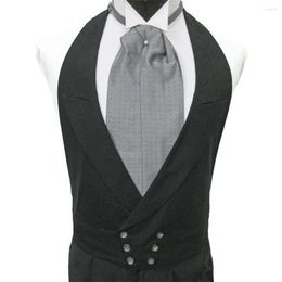 Men's Vests Double Breasted Vest Man Suit Male Outer Wear Design Luxury Suits Elegant Fashion Groom Wedding Dress Waistcoat Mens