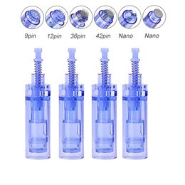 Tattoo Needles high quality blue 9123642 microneedling nano needle derma pen needle cartridge tattoo bb glow needle for dermapen ultima a1 230821