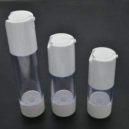 20pcs/lot 30ml AS Empty 30ml Emulsion Plastic Airless Pump Bottle Flacon Plastique Cosmetic Sample Containers SPB93 Kdwrm