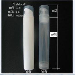 30pcs/lot PP 150ml airless bottle white clear color airless pump for lotion BB cream bottle vacuum bottle Mqrwx