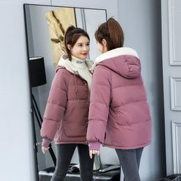 Women's Trench Coats Off-season Special Winter Thickened Down Cotton Dress Short Coat Plus Fat Size Coa