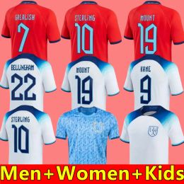 2023 top ENGLandS TOONE Maglia da calcio Angleterre Coppa del mondo Inghilterra Maglia da calcio KIRBY BIANCO BRIGHT MEAD KANE STERLING RASHFORD SANCHO GREALISH Kit uomo bambino