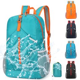 Backpacking Packs 25L Light Folding Waterproof Unisex Hiking Fitness Camping waterproof Climbing Travel Bag Outdoor Sports Leisure Backpack 230821