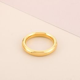 Cluster Rings Fashion Women Men Colour Rose Gold Stainless Steel Band Finger Jewellery For Lovers Gift