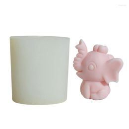 Baking Moulds Durable Elephant Scented Candle Silicone Mold Handmades Soap Wholesale