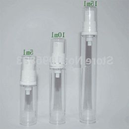 50pcs/Lot 10ML Airless Spray Bottle Cosmetic Perfume or Medical Liquid Packaging 10CC Vaccum Empty Packing Bottles Twrap