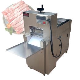 Electric Meat Slicer CNC Single Cut Mutton Roll Machine Stainless Steel Lamb Roll Cutting Machine 110V 220V