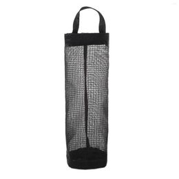 Storage Bags Kitchen Plastic Bag Organiser Holder Mesh Garbage Shopping Trash Wzpi