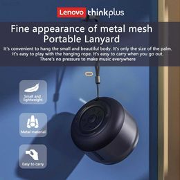 Lenovo Bluetooth Speaker Portable Outdoor Wireless Speakers Music Surround Loudspeaker Voice Shocking Bass R230608 L230822